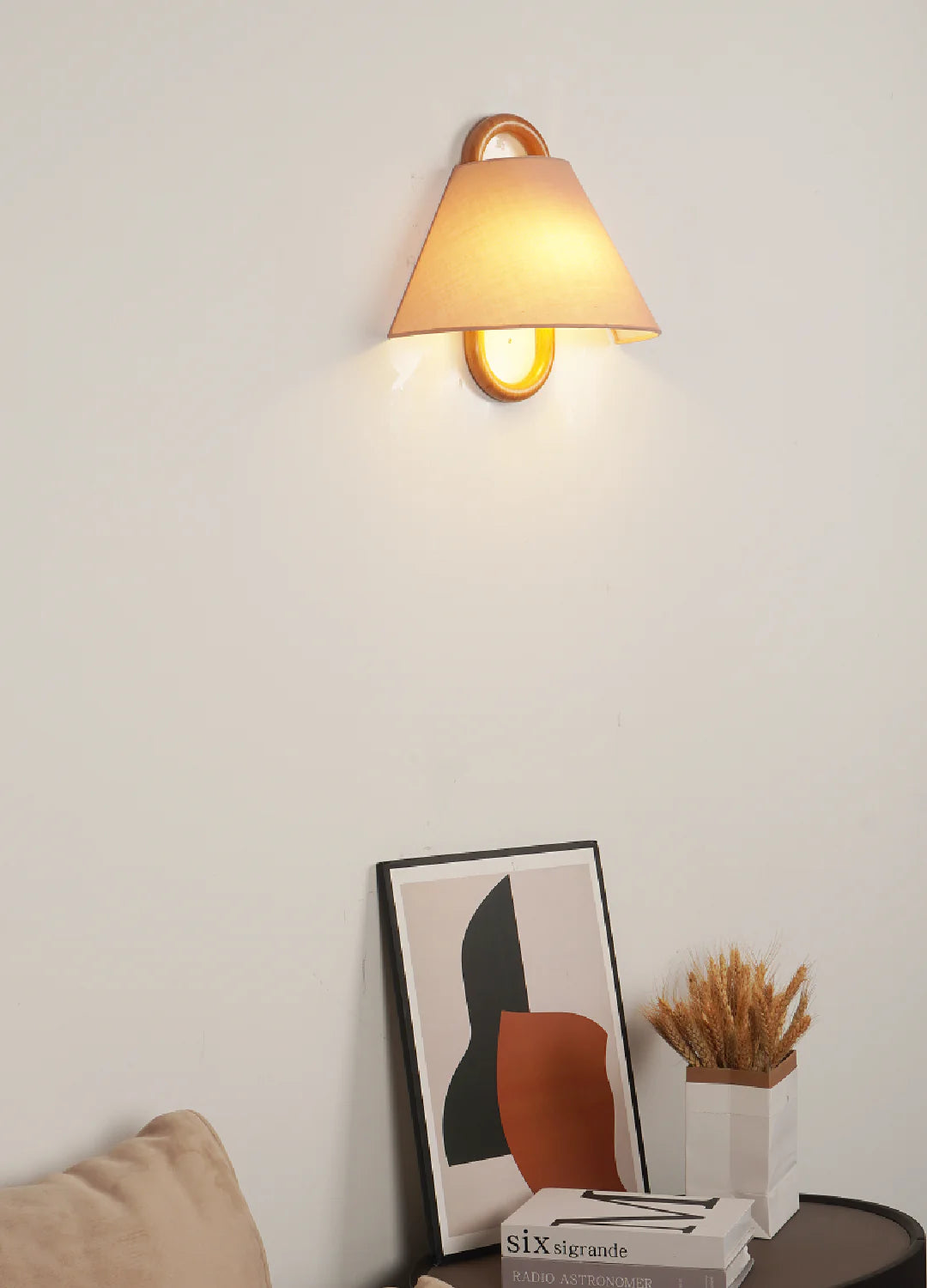 Solid Wood Wall Lamp | Beech Wood Bedside Sconce Modern Lighting | Lologe