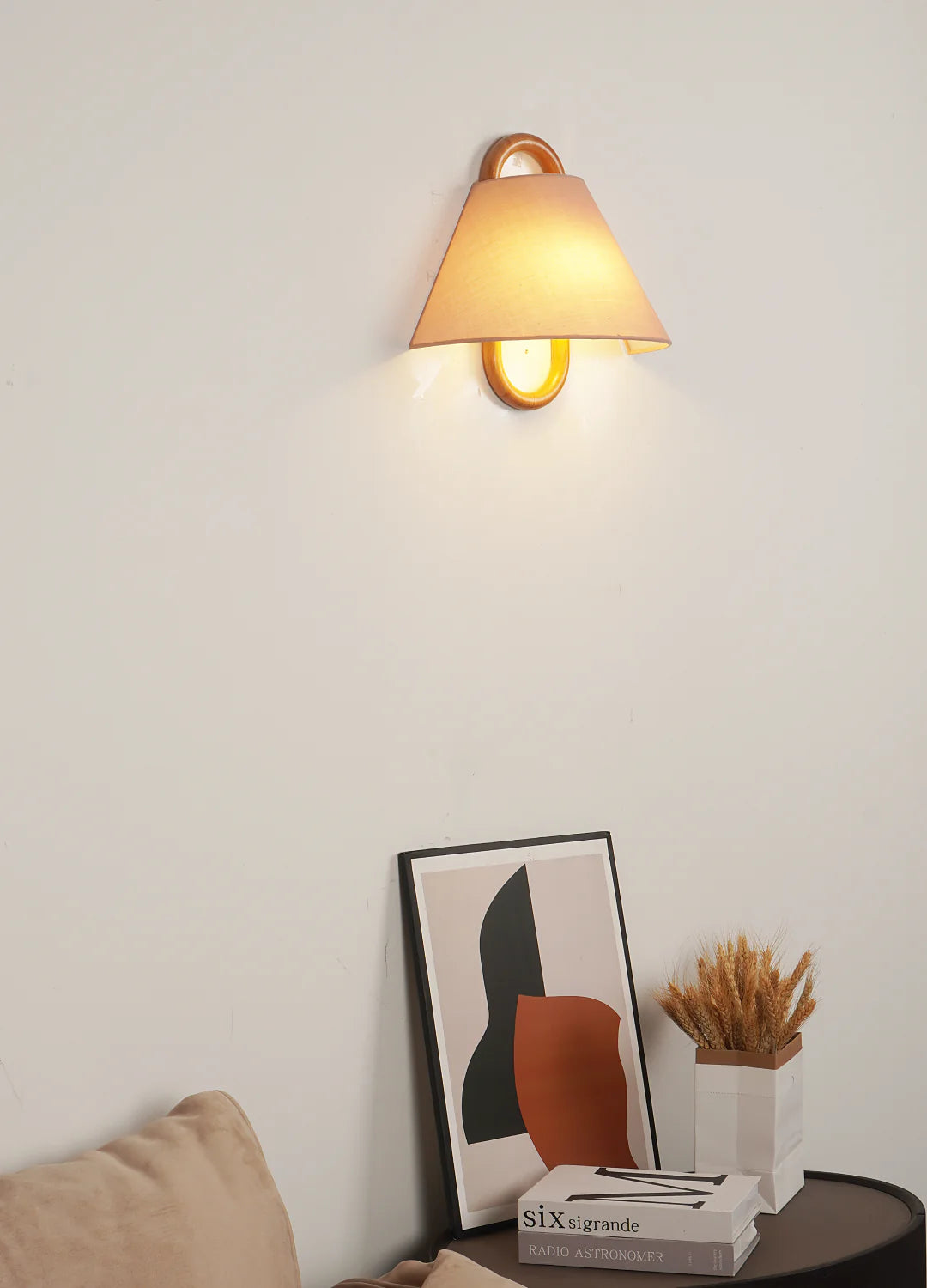 Solid Wood Wall Lamp | Beech Wood Bedside Sconce Modern Lighting | Lologe