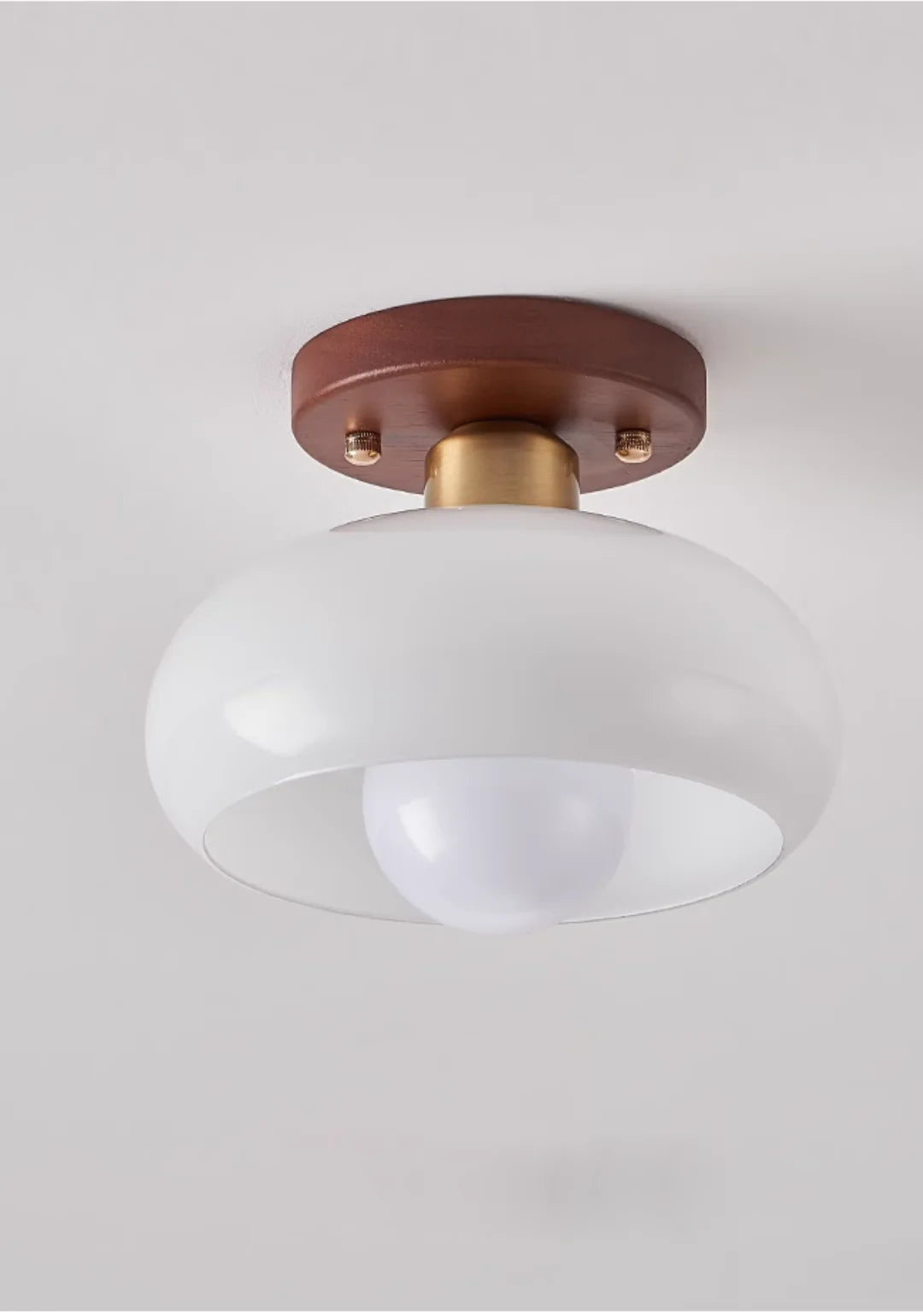 Wood Ceiling Light | Modern Flush Mount Fixture | Natural Wood Lighting | Lologe