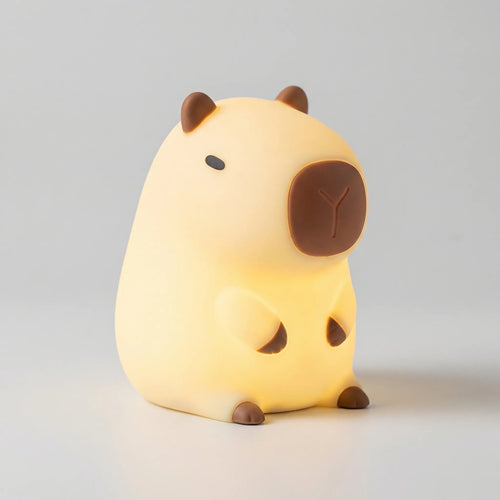 Cabyglow - Cartoon Capybara Shaped Night Lamp- Bedside Night Lighting