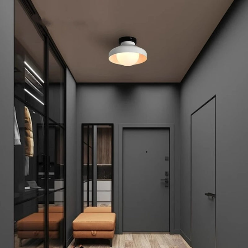 Modern Ceiling Light | Minimalist Flush Mount Fixture for Bedroom & Living Room | Lologe
