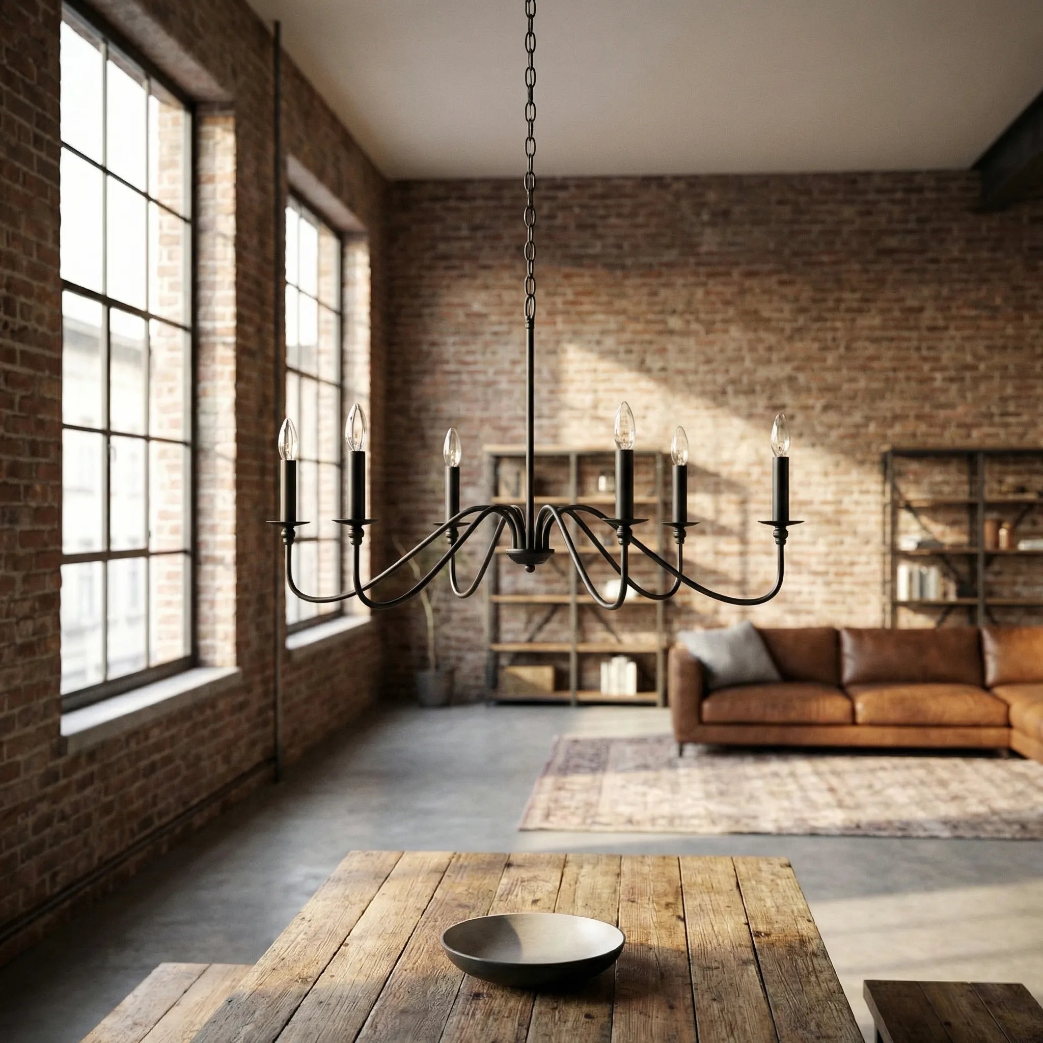 Candalura - Multi-Arm Candelabra Ceiling Chandelier- Dining Room Centrepiece