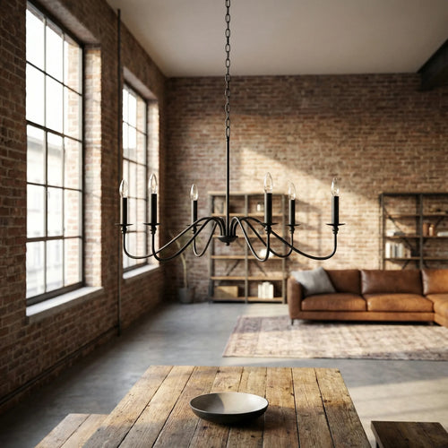 Candalura - Multi-Arm Candelabra Ceiling Chandelier- Dining Room Centrepiece