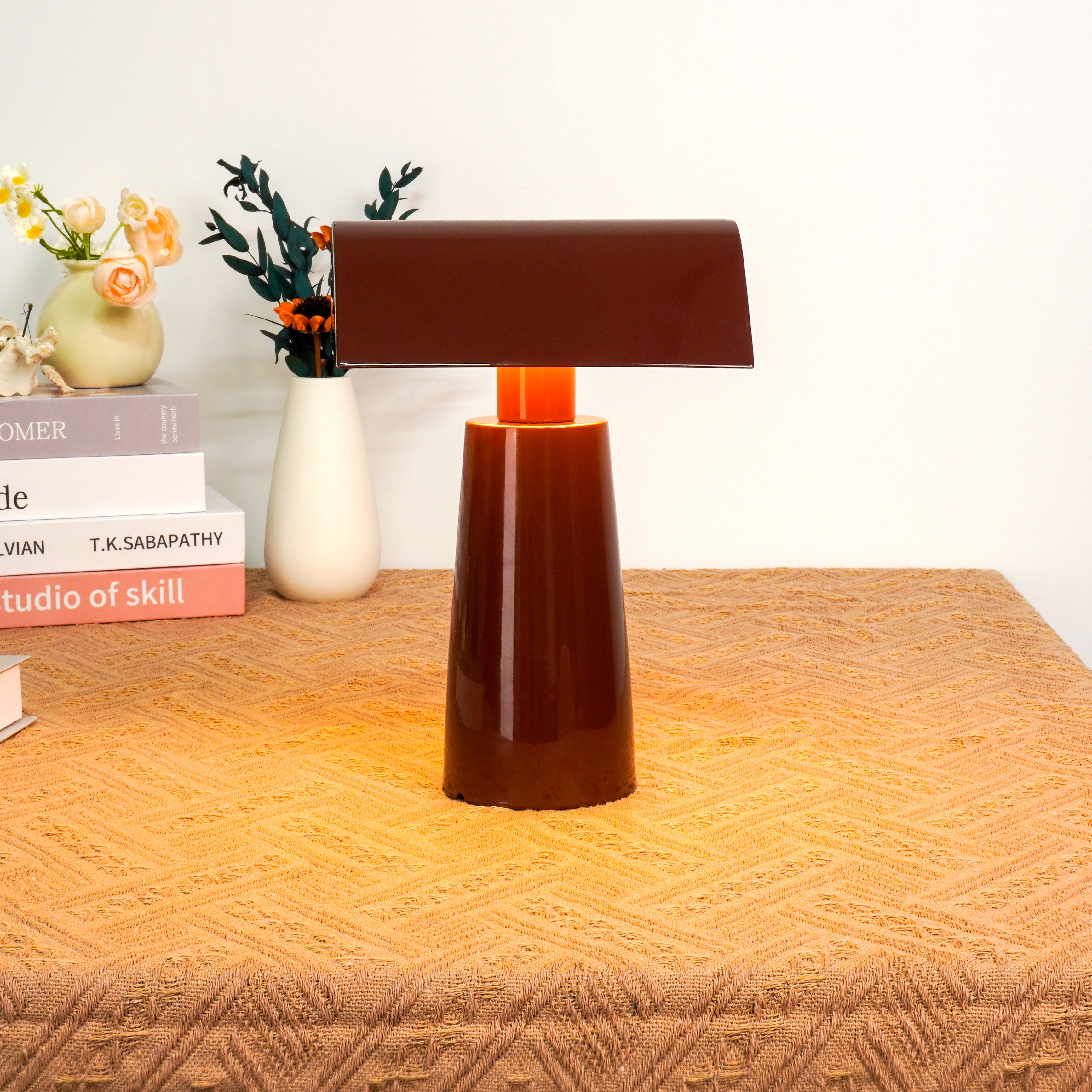 Portable Table Lamp | Modern LED Bedside Light for Bedroom & Office | Lologe