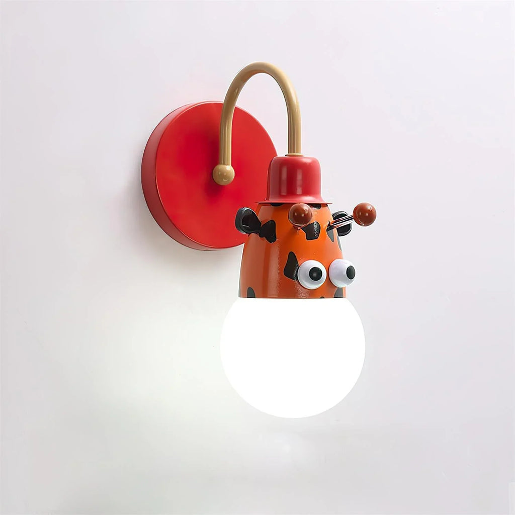 Animal Wall Lamp | Kids Room Cartoon Wall Light Modern Decor | Lologe