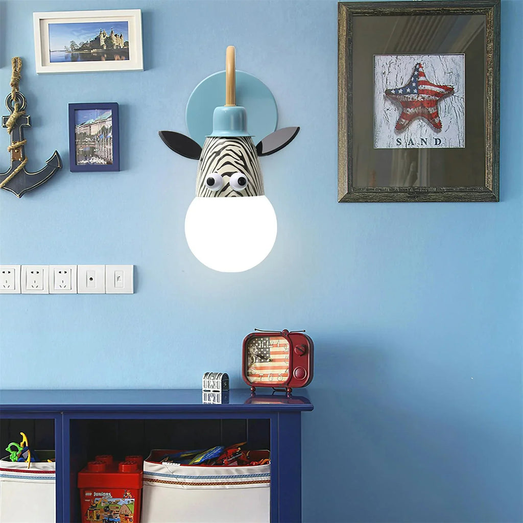 Animal Wall Lamp | Kids Room Cartoon Wall Light Modern Decor | Lologe