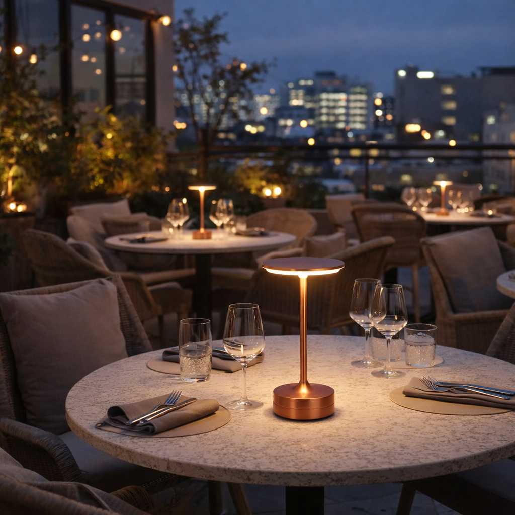 Glowmira - Rechargeable Dimmable LED Table Lamp- Ambient Mood Lighting