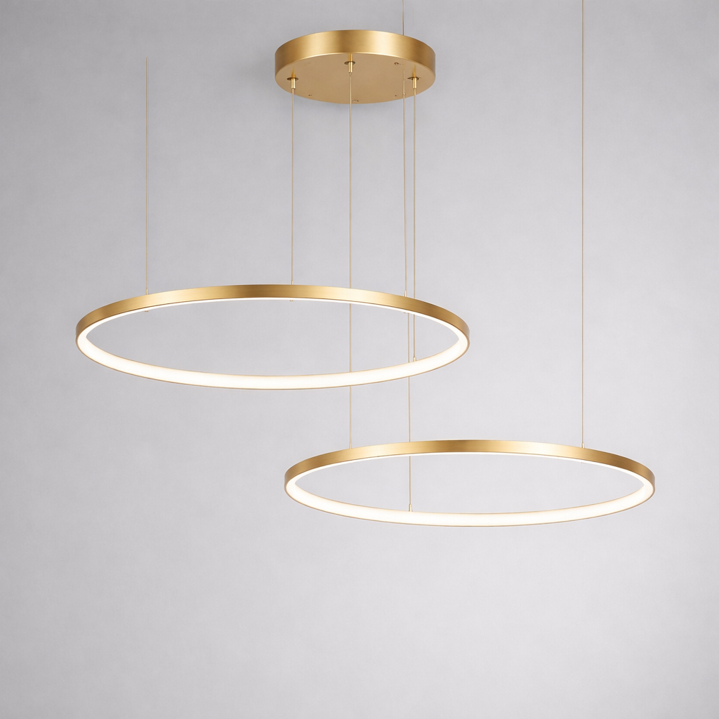 Circulux - LED Ring Pendant Ceiling Chandelier- Modern Interior Lighting