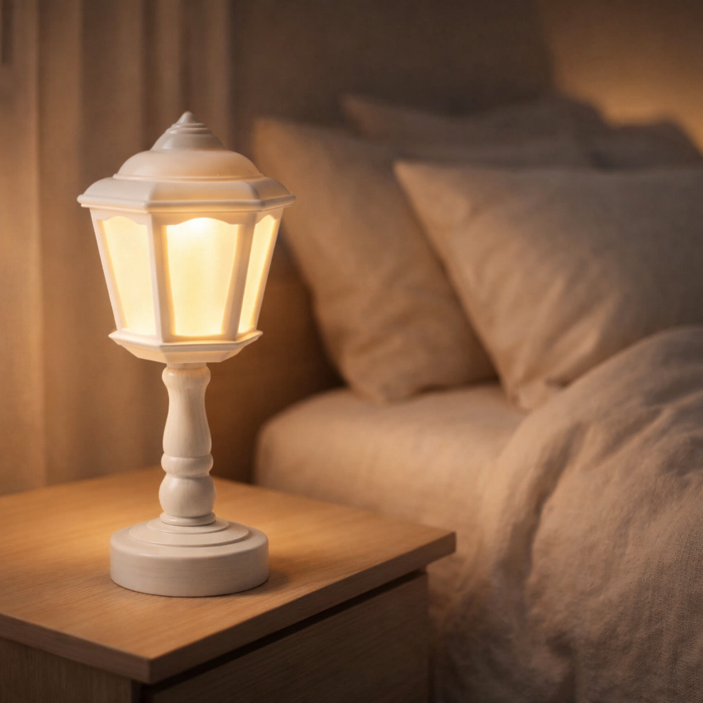 Lumivelle - Battery-Powered LED Touch Table Lamp- Bedroom Ambient Lighting