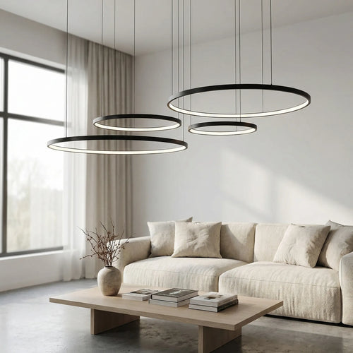 Circulux - LED Ring Pendant Ceiling Chandelier- Modern Interior Lighting