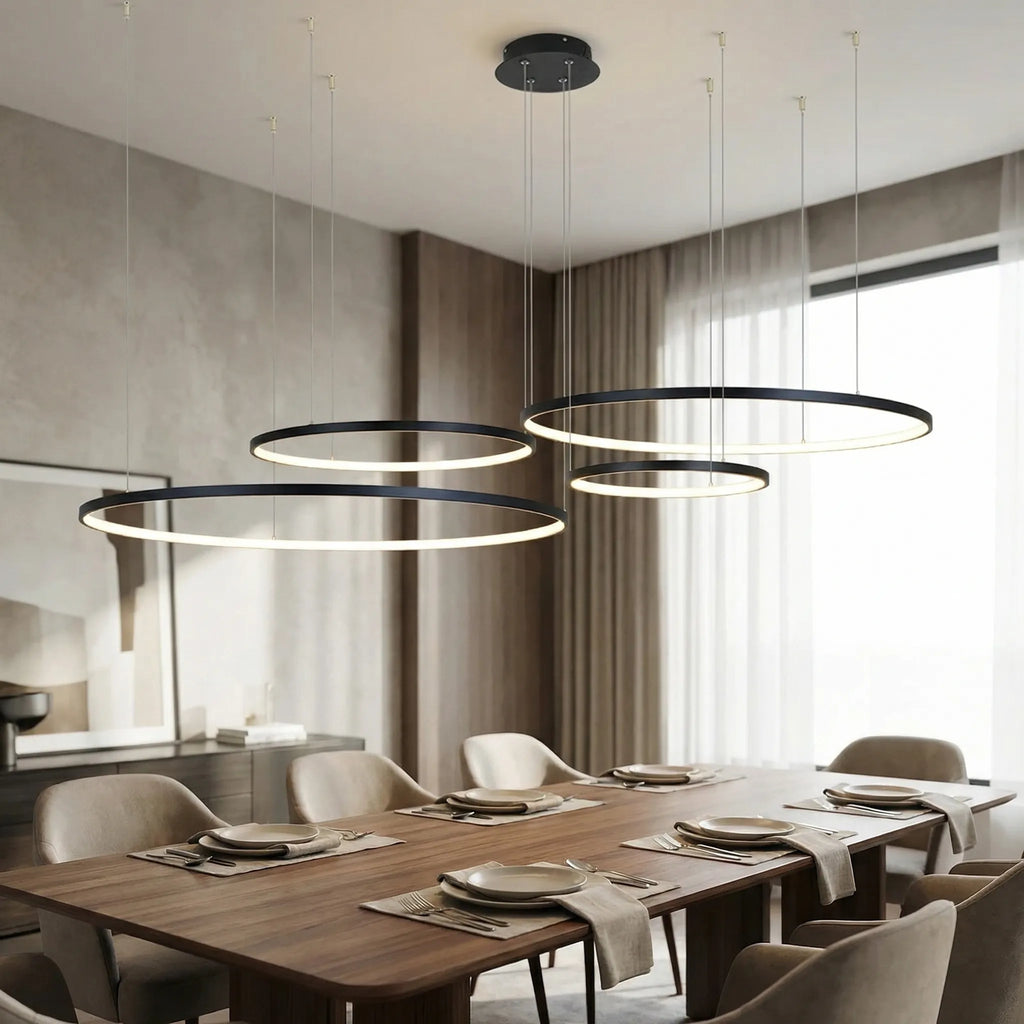 Circulux - LED Ring Pendant Ceiling Chandelier- Modern Interior Lighting