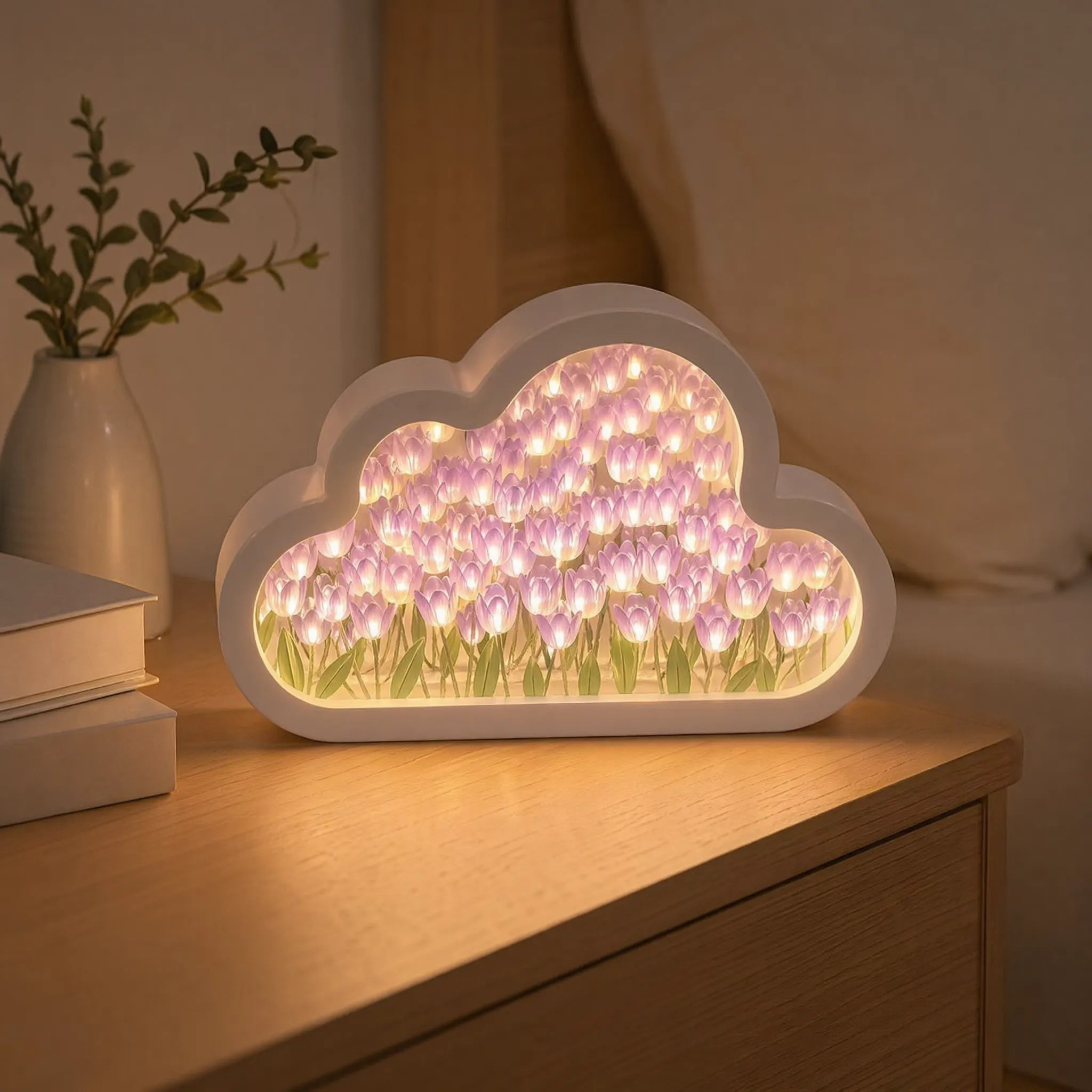 CloudGlow - DIY Cloud Lamp Kit- Bedside Ambient Lighting