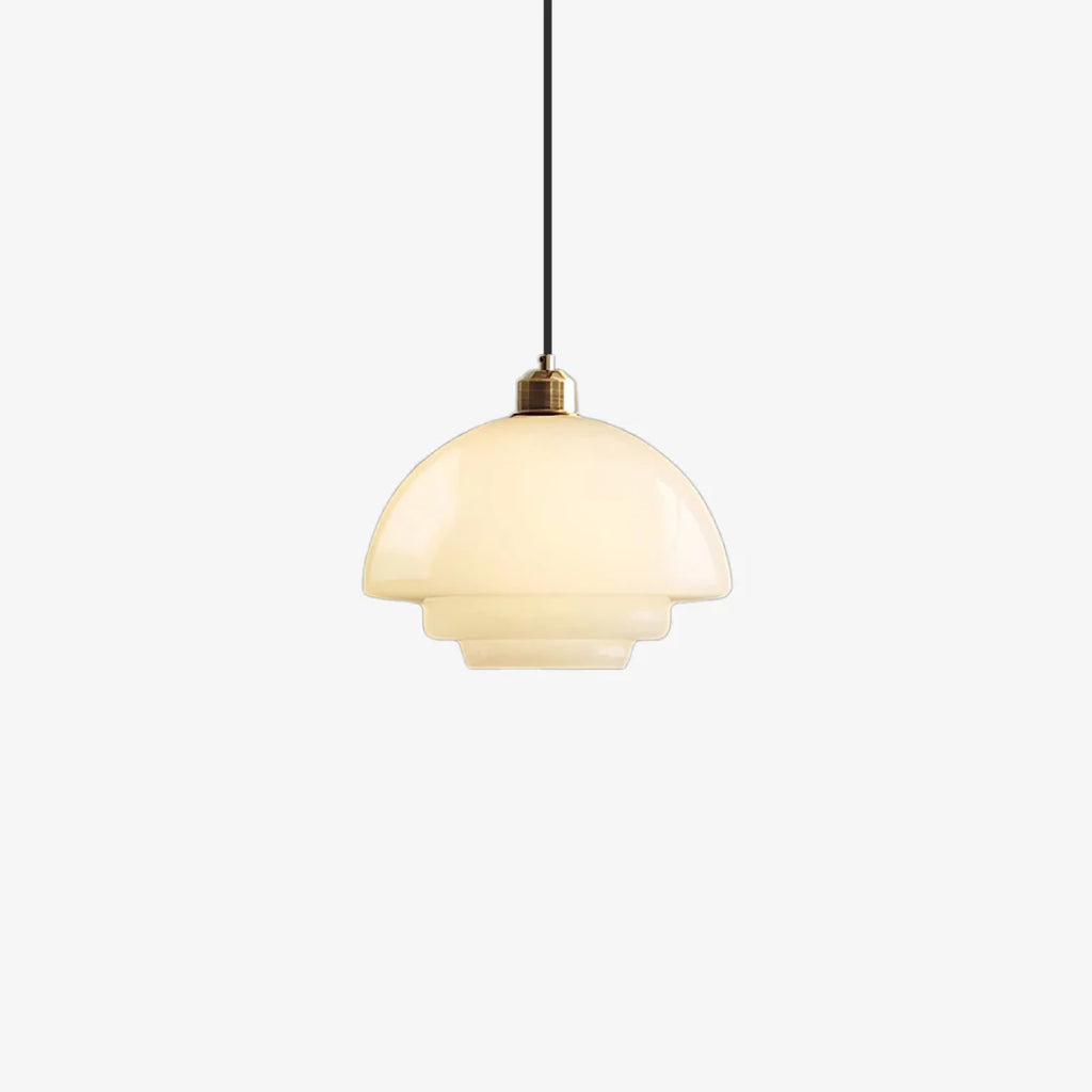 Cream Pendant Light | UFO Style Ceiling Lighting for Dining Room & Kitchen | Lologe