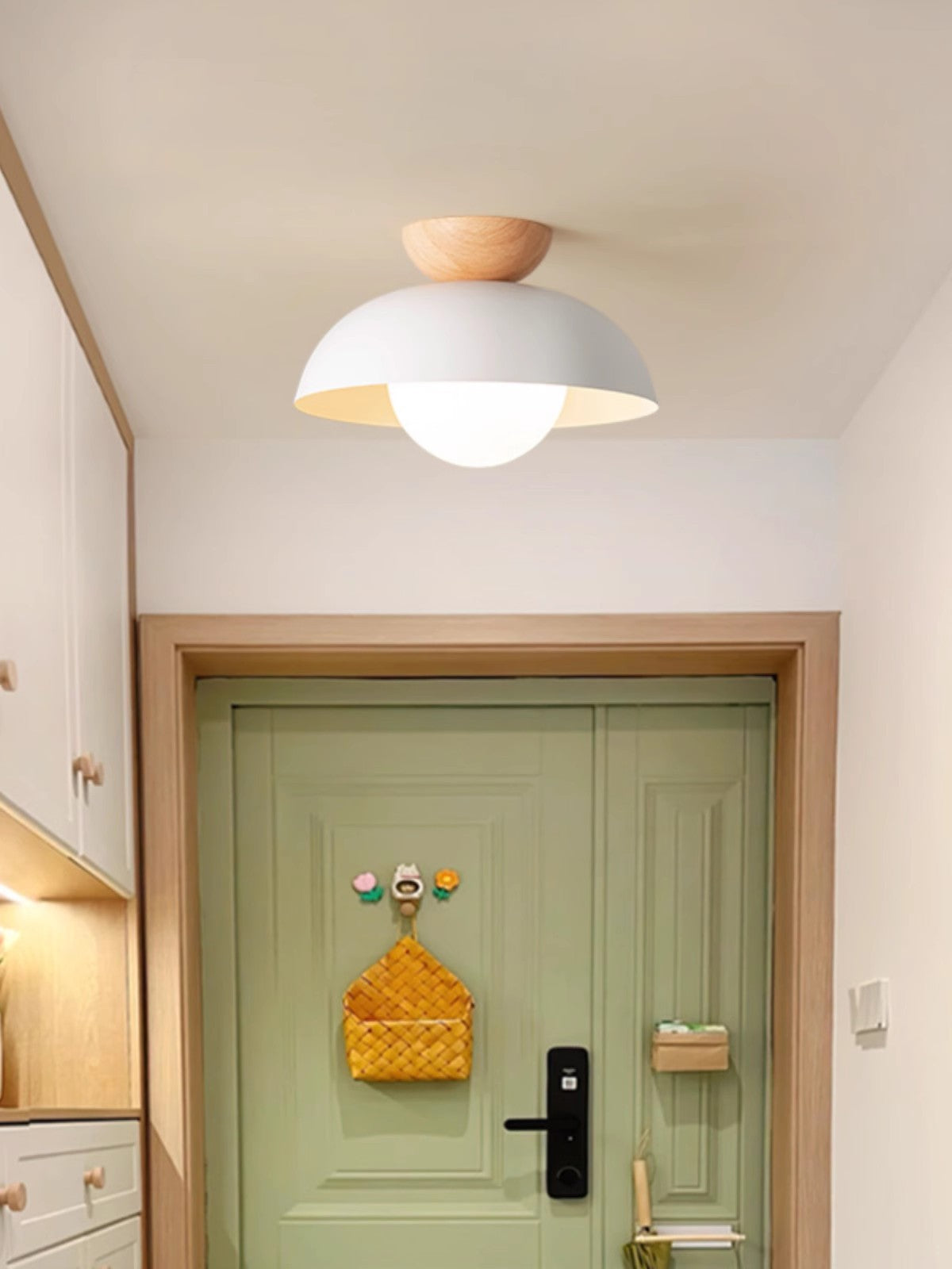 Modern Ceiling Light | Minimalist Flush Mount Fixture for Bedroom & Living Room | Lologe