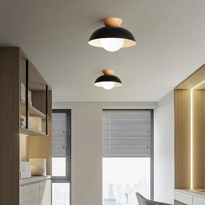 Modern Ceiling Light | Minimalist Flush Mount Fixture for Bedroom & Living Room | Lologe