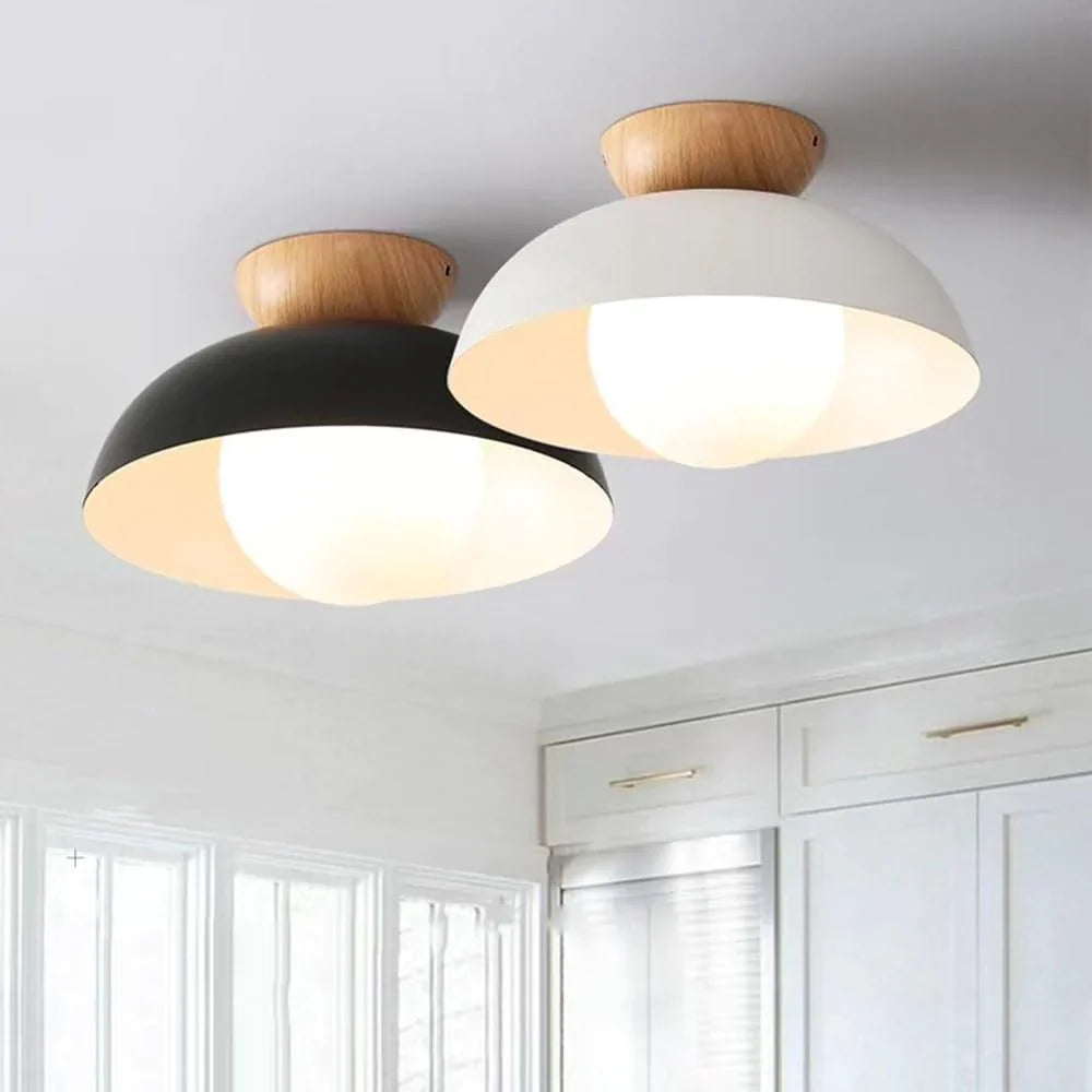 Modern Ceiling Light | Minimalist Flush Mount Fixture for Bedroom & Living Room | Lologe