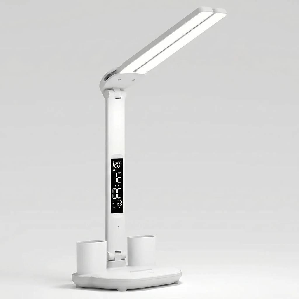 Deskara - Dual-Head Foldable LED Desk Lamp- Study Desk Lighting