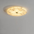 Marble Ceiling Light | Modern Disc Flush Mount Lamp for Living Room | Lologe