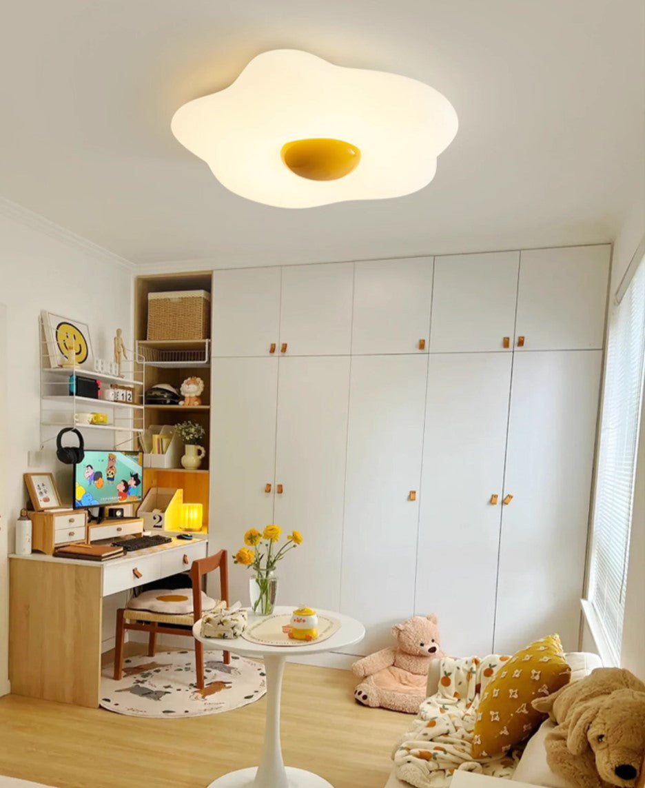 Flower Ceiling Lamp | Kids Room Acrylic Flush Mount Light Modern Decor | Lologe