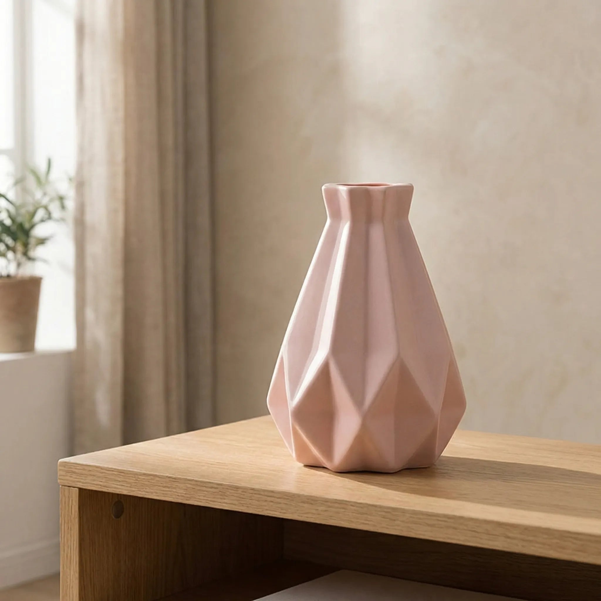 Floravia - Nordic Geometric Decorative Vase- Displaying Fresh Flowers