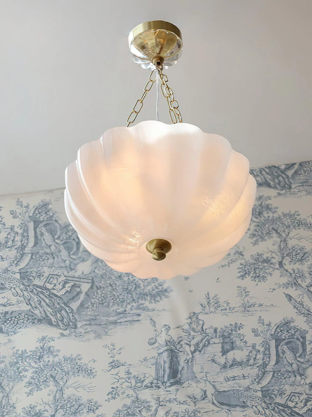 Flower Basket Chandelier | Woven Natural Fibre Pendant Light | Rustic Decor | Lologe