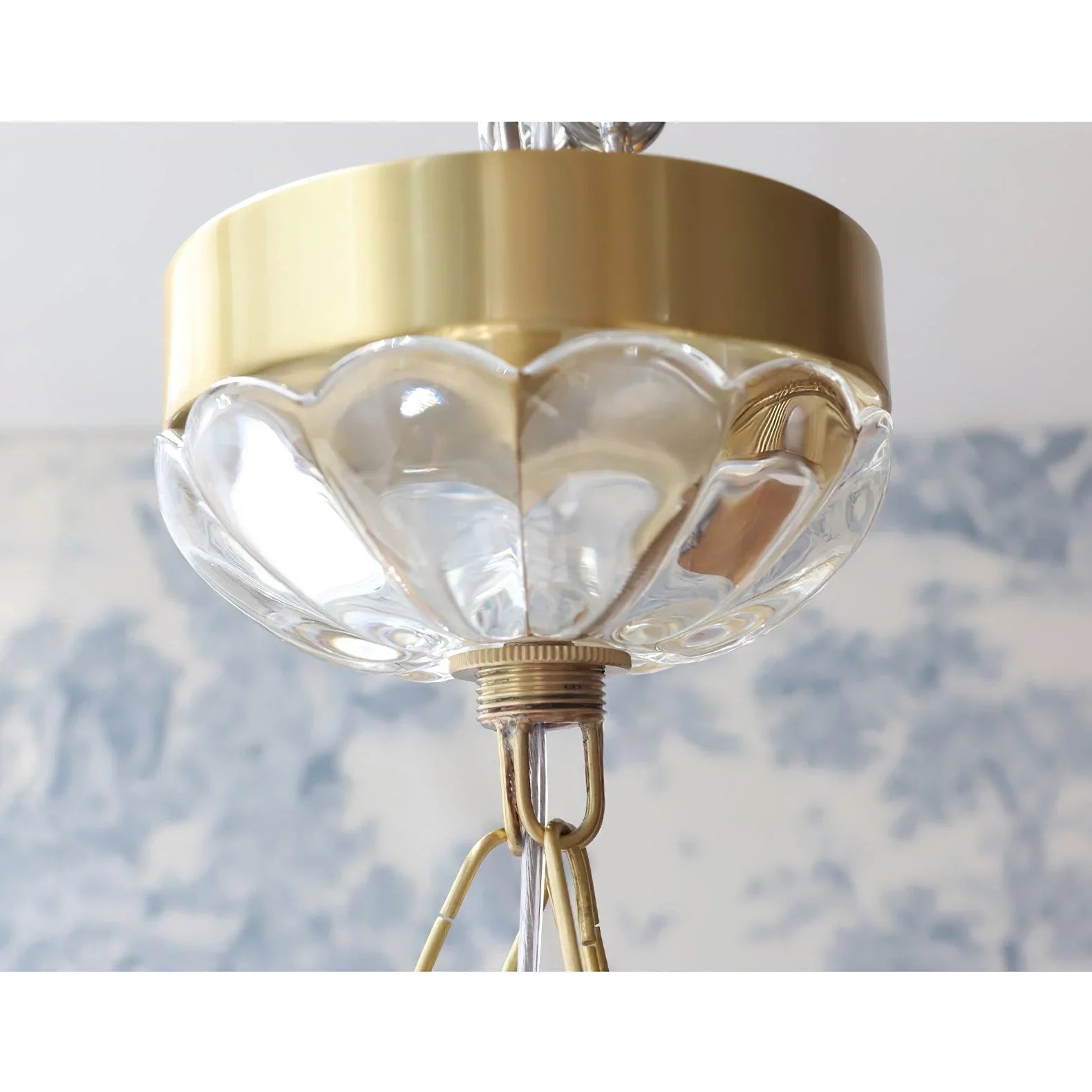 Flower Basket Chandelier | Woven Natural Fibre Pendant Light | Rustic Decor | Lologe