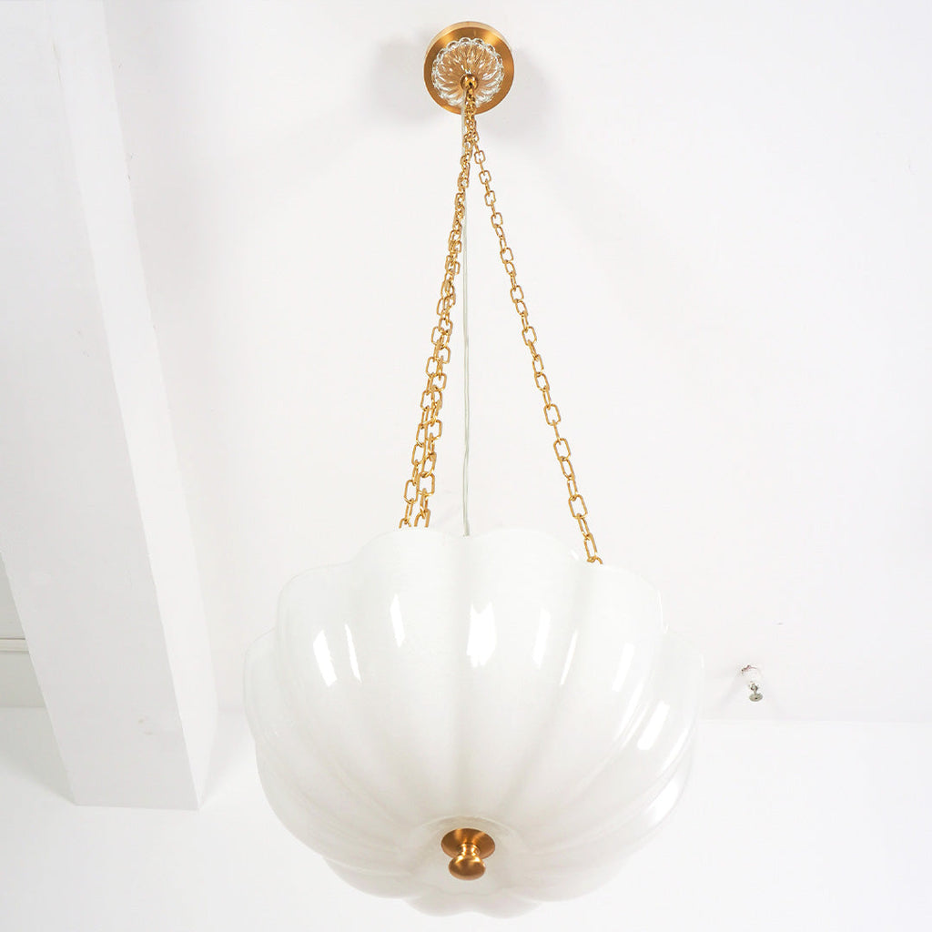 Flower Basket Chandelier | Woven Natural Fibre Pendant Light | Rustic Decor | Lologe