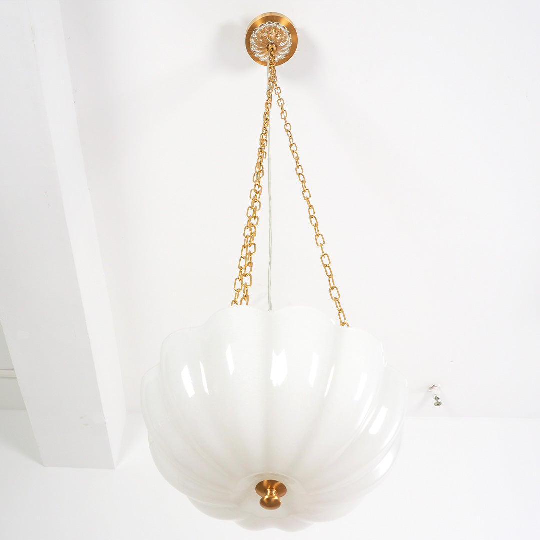 Flower Basket Chandelier | Woven Natural Fibre Pendant Light | Rustic Decor | Lologe