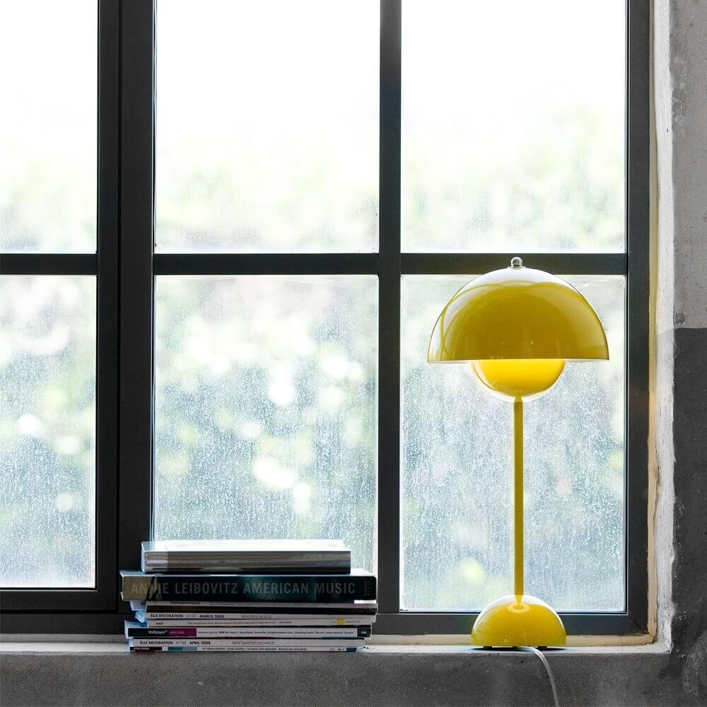 Modern Table Lamp for Bedroom | Metal Dome Accent Lighting | Lologe