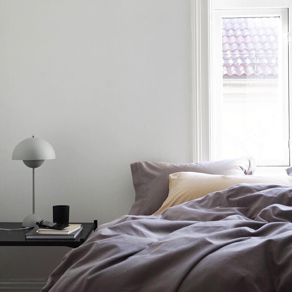 Modern Table Lamp for Bedroom | Metal Dome Accent Lighting | Lologe