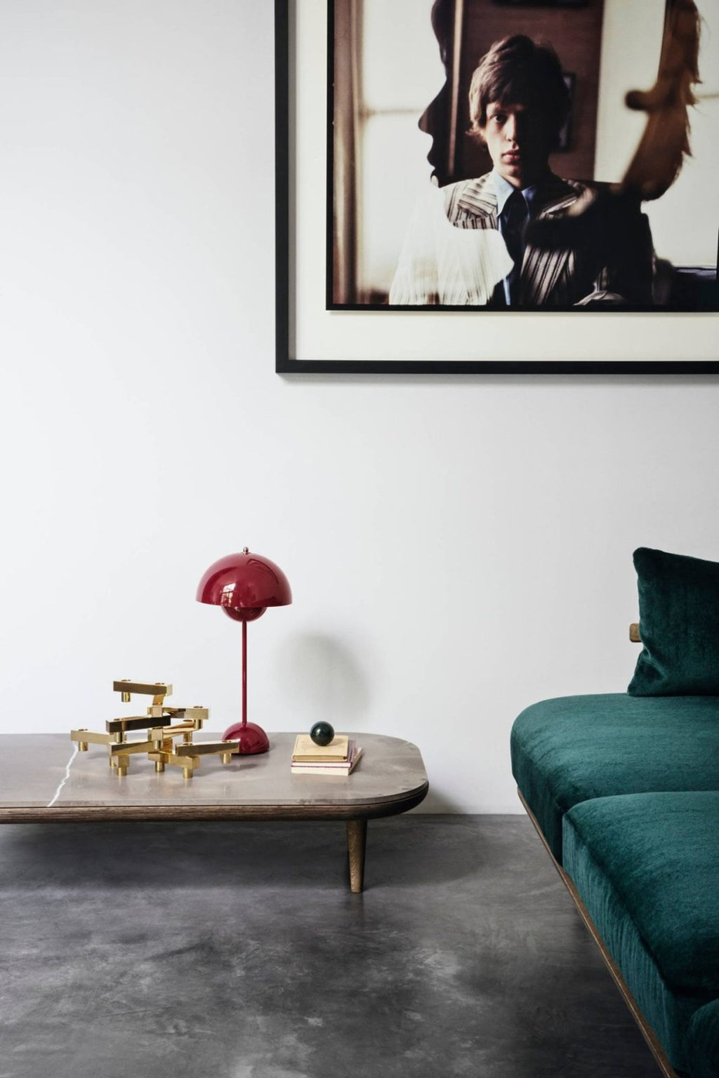 Modern Table Lamp for Bedroom | Metal Dome Accent Lighting | Lologe