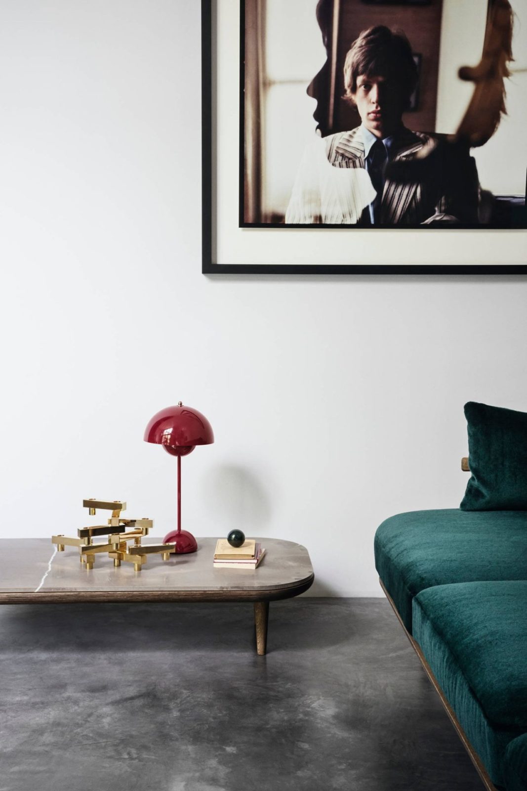Modern Table Lamp for Bedroom | Metal Dome Accent Lighting | Lologe