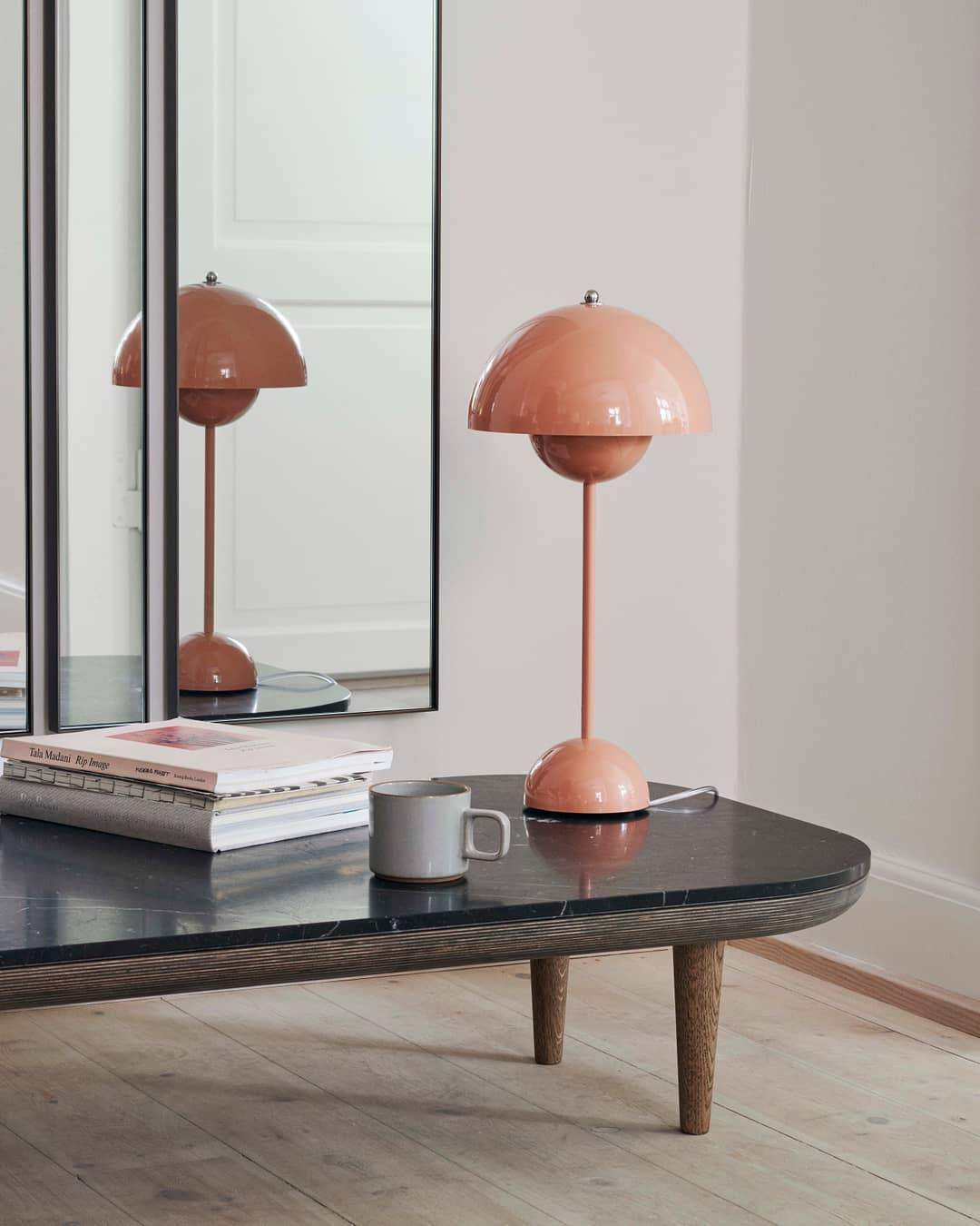 Modern Table Lamp for Bedroom | Metal Dome Accent Lighting | Lologe