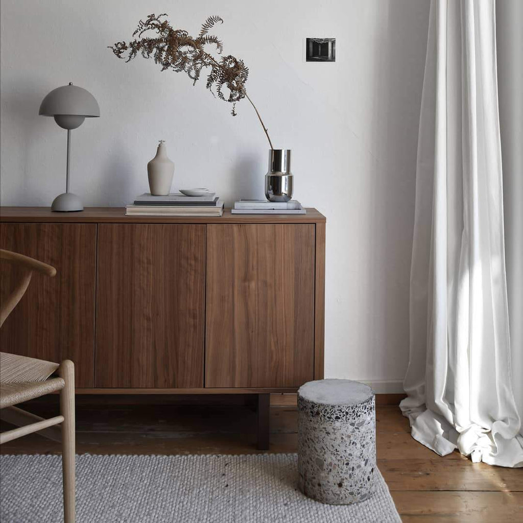 Modern Table Lamp for Bedroom | Metal Dome Accent Lighting | Lologe