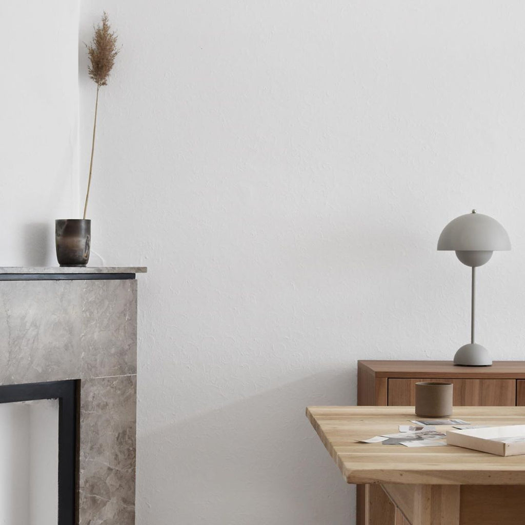 Modern Table Lamp for Bedroom | Metal Dome Accent Lighting | Lologe