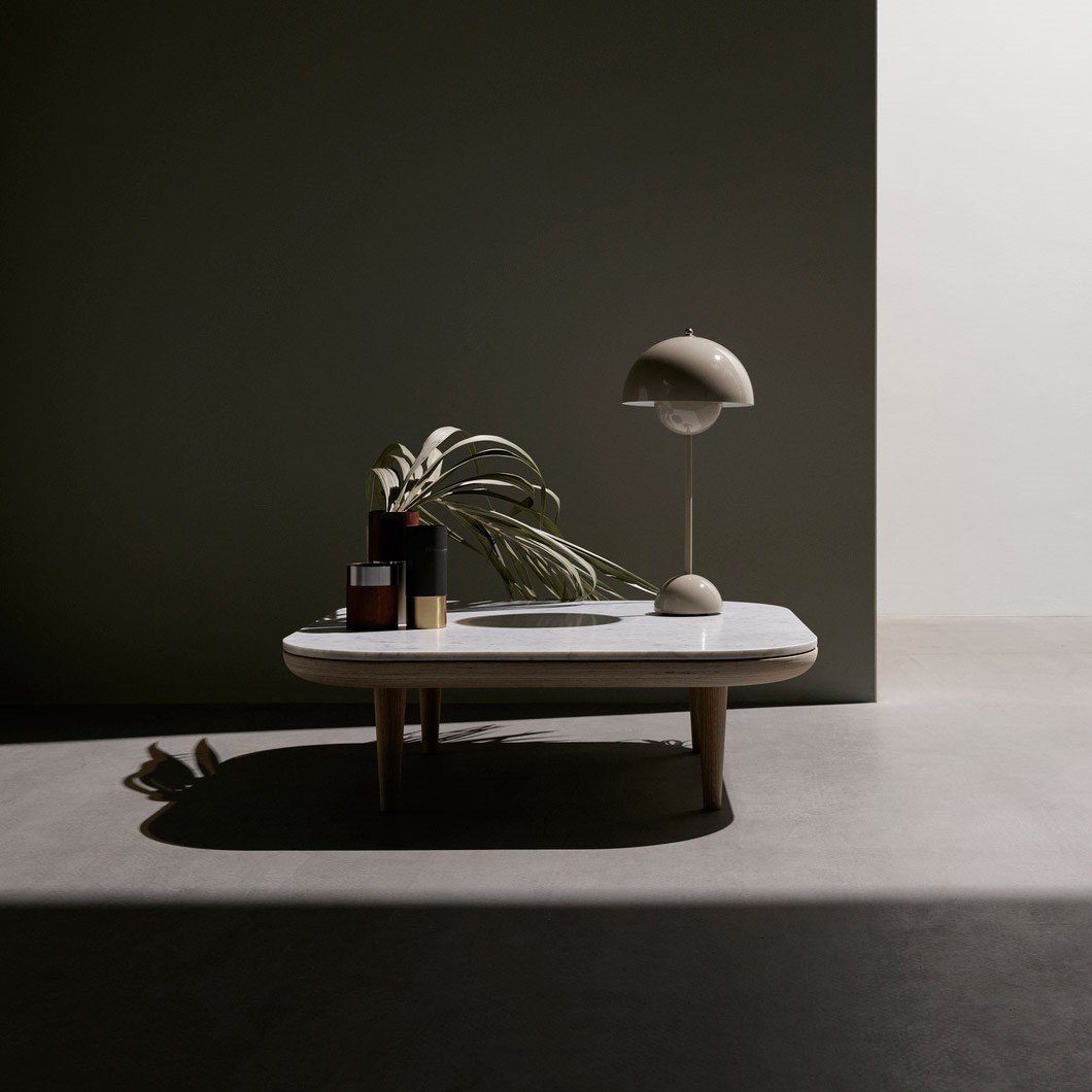 Modern Table Lamp for Bedroom | Metal Dome Accent Lighting | Lologe