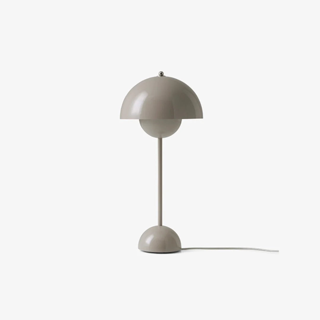 Modern Table Lamp for Bedroom | Metal Dome Accent Lighting | Lologe