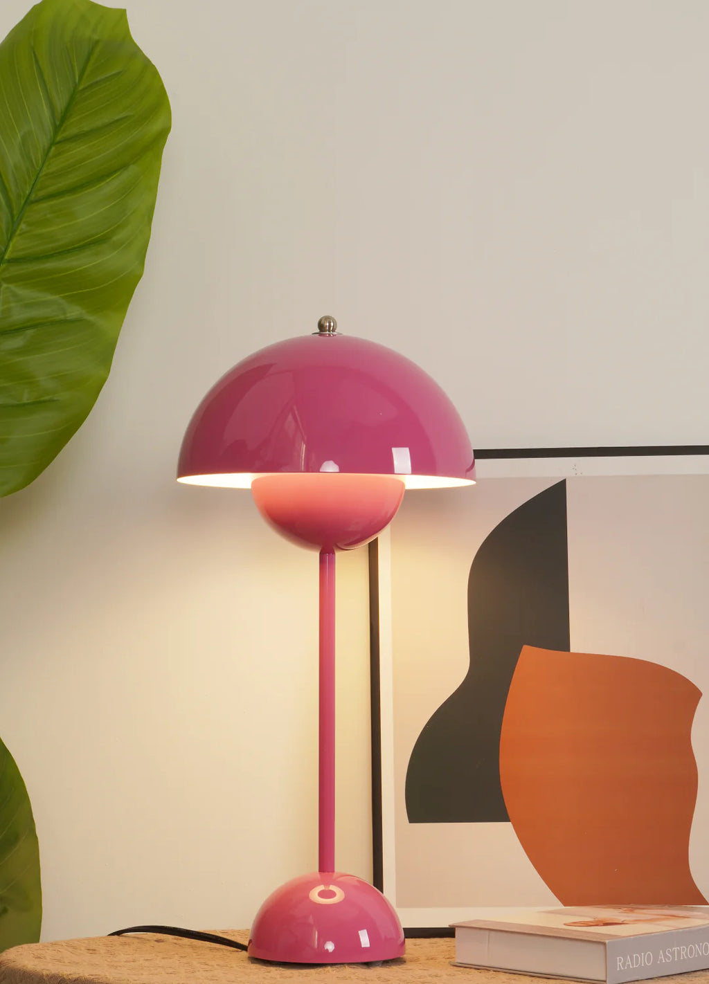 Modern Table Lamp for Bedroom | Metal Dome Accent Lighting | Lologe