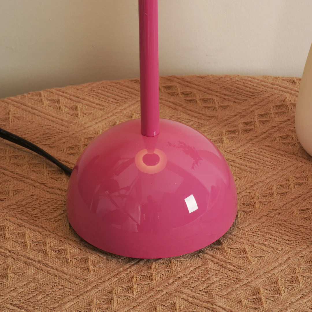 Modern Table Lamp for Bedroom | Metal Dome Accent Lighting | Lologe