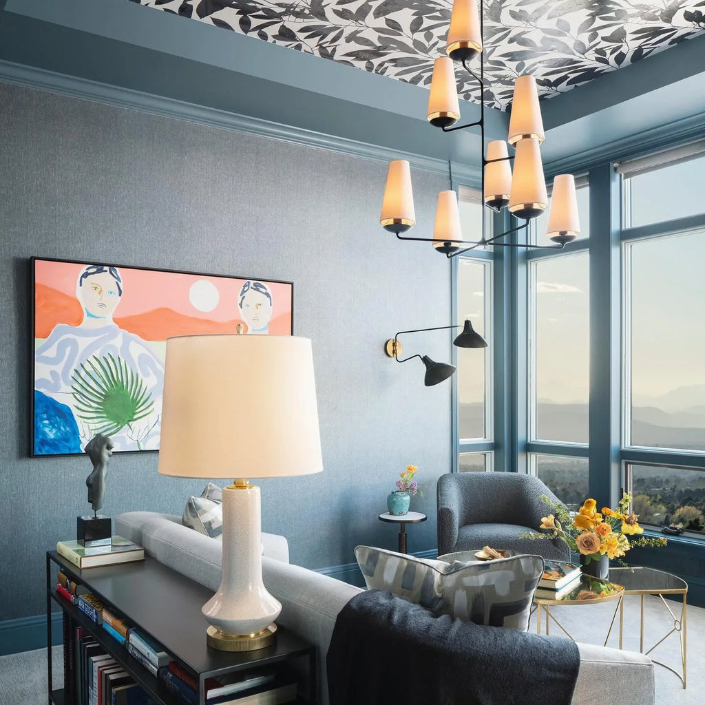 Vertical Chandelier | Modern Multi-Light Ceiling Fixture for Stairwell & Foyer | Lologe