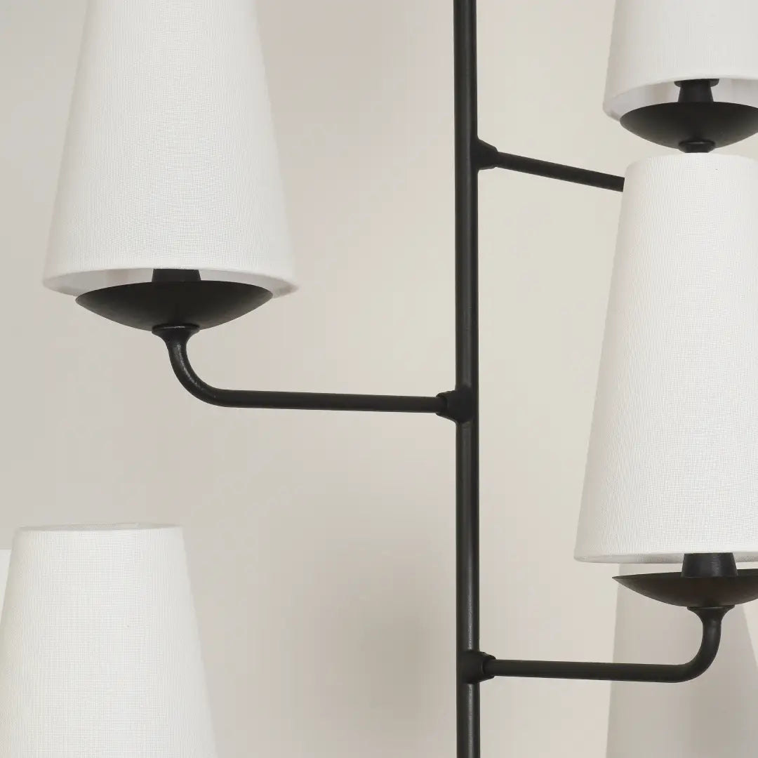 Vertical Chandelier | Modern Multi-Light Ceiling Fixture for Stairwell & Foyer | Lologe