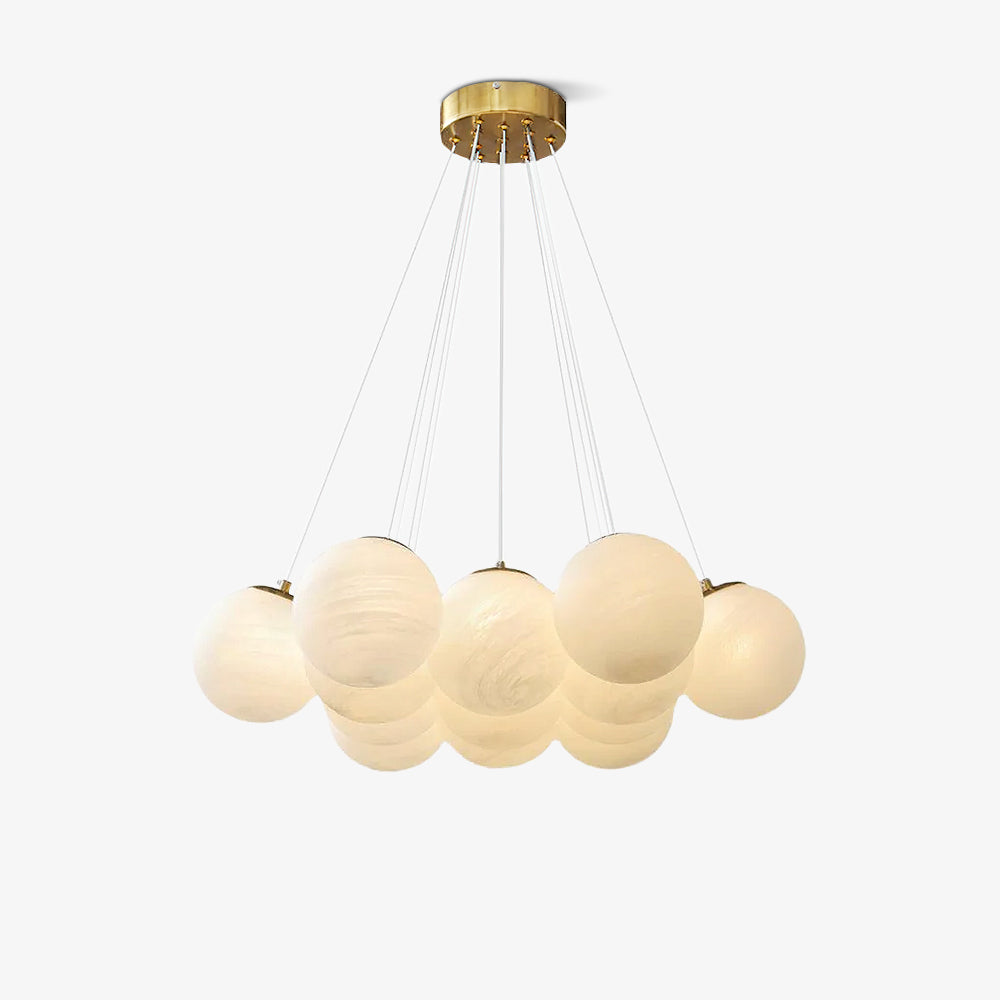 Glass Bubble Chandelier | Dining Room Living Room Modern Globe Design | Lologe