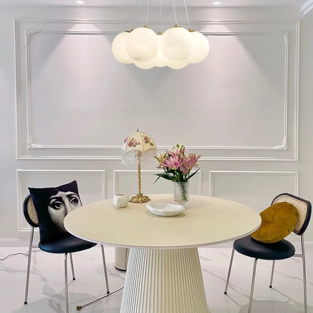 Glass Bubble Chandelier | Dining Room Living Room Modern Globe Design | Lologe