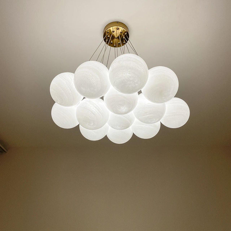 Glass Bubble Chandelier | Dining Room Living Room Modern Globe Design | Lologe