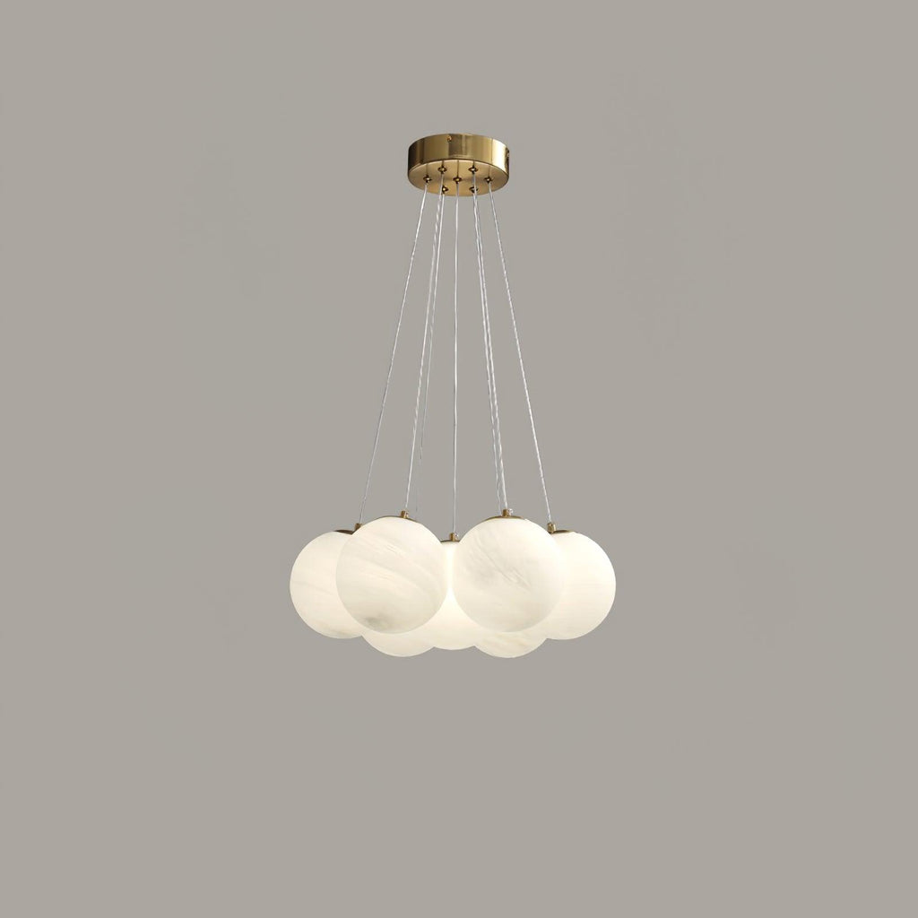 Glass Bubble Chandelier | Dining Room Living Room Modern Globe Design | Lologe