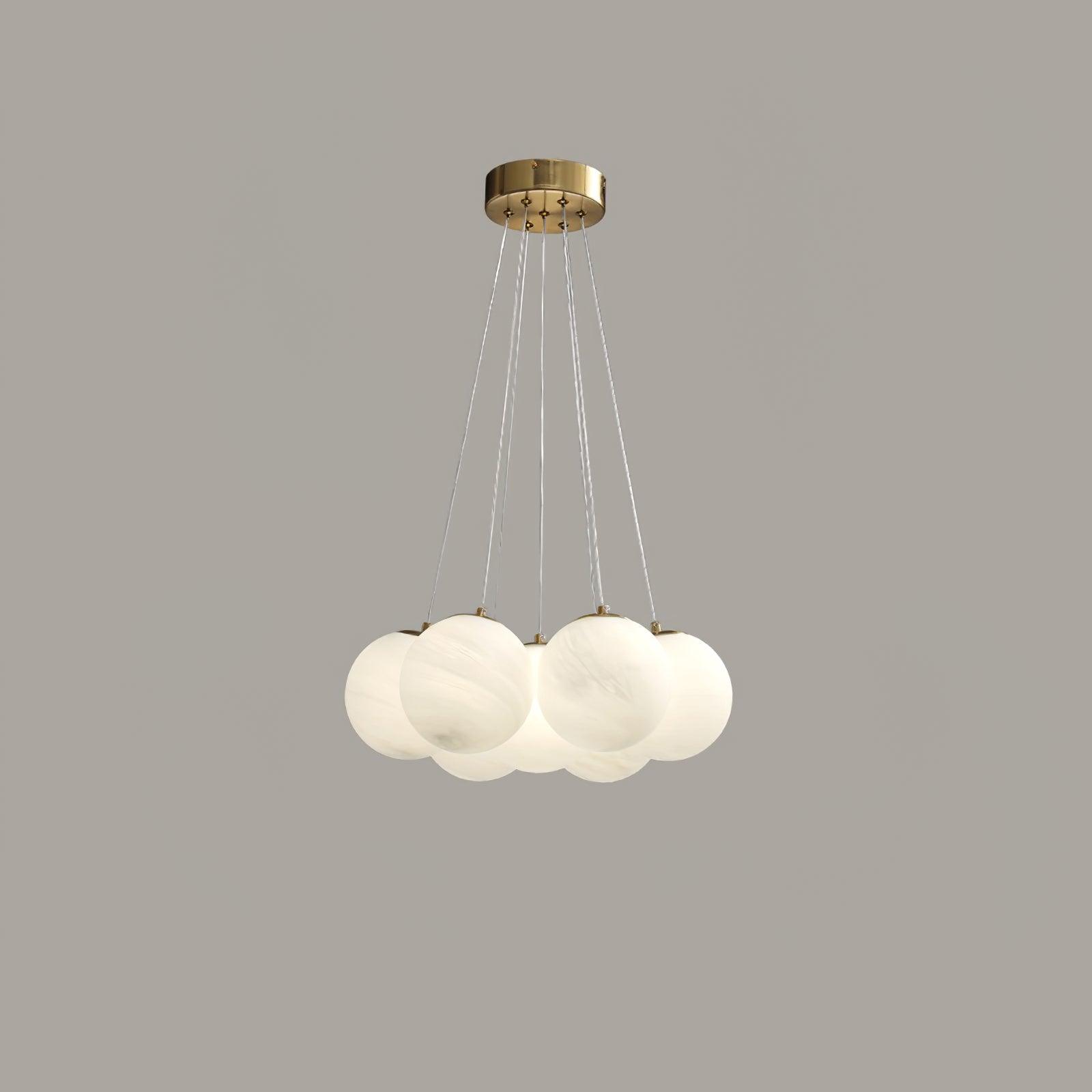 Glass Bubble Chandelier | Dining Room Living Room Modern Globe Design | Lologe