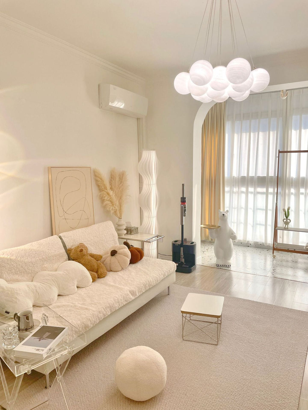 Glass Bubble Chandelier | Dining Room Living Room Modern Globe Design | Lologe