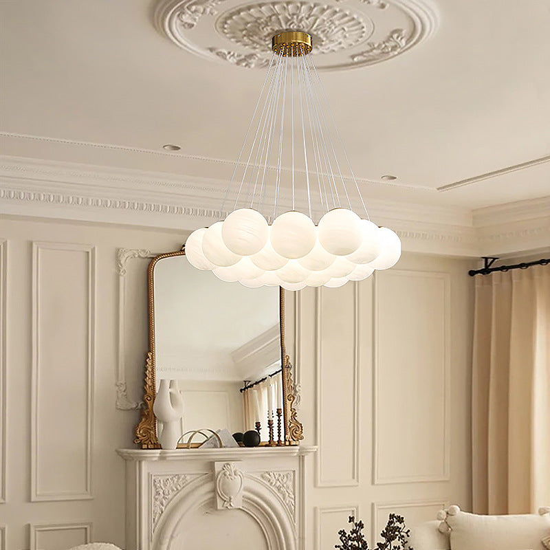 Glass Bubble Chandelier | Dining Room Living Room Modern Globe Design | Lologe
