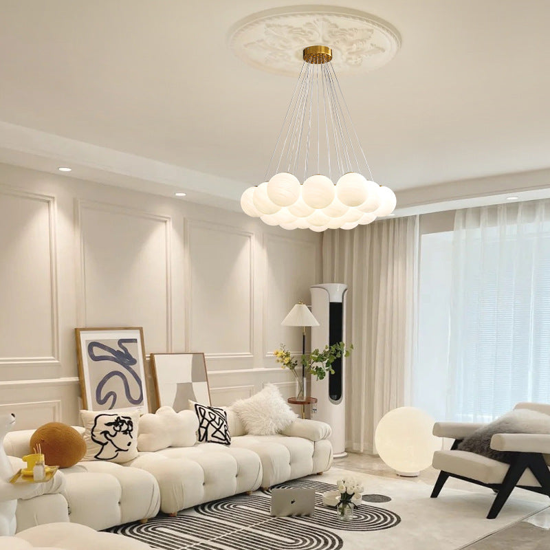 Glass Bubble Chandelier | Dining Room Living Room Modern Globe Design | Lologe