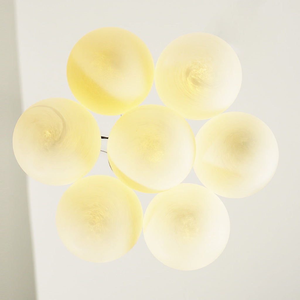 Glass Bubble Chandelier | Dining Room Living Room Modern Globe Design | Lologe